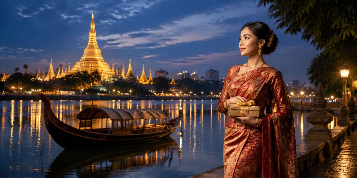 ရန်ကုန်ရွှေတိဂုံဘုရားအနားရှိ VIP အားကစားပရိသတ်များ